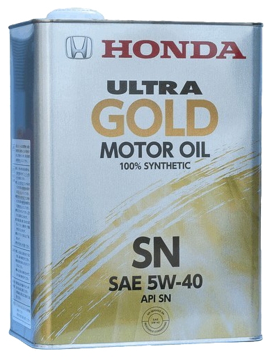 HONDA 5W-40 Ultra Gold SN синтетика арт. 0822099974