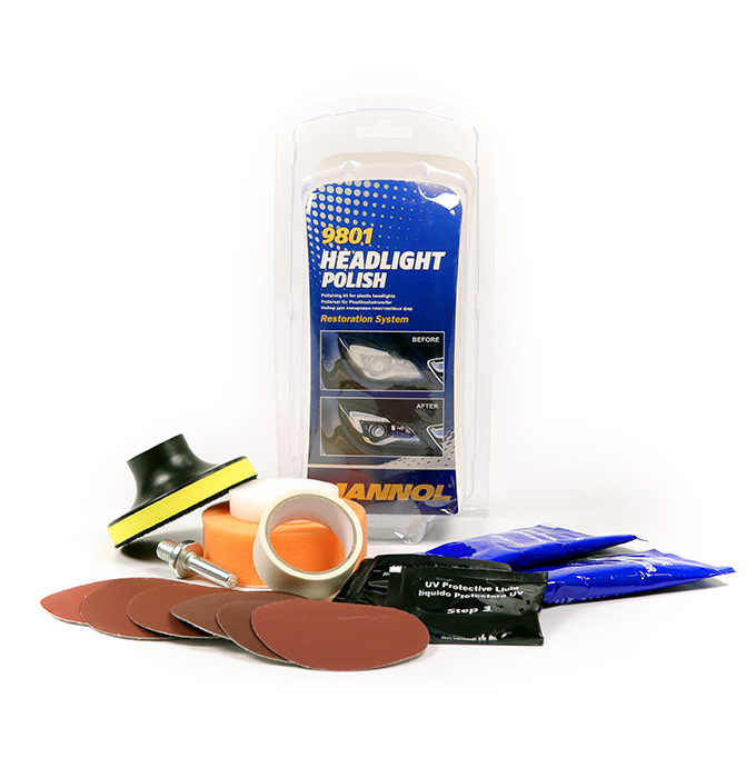 Mannol Headlight Polish Restoration System набор арт. 9801